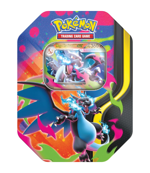Pokémon TCG Mega Charizard X Tin
