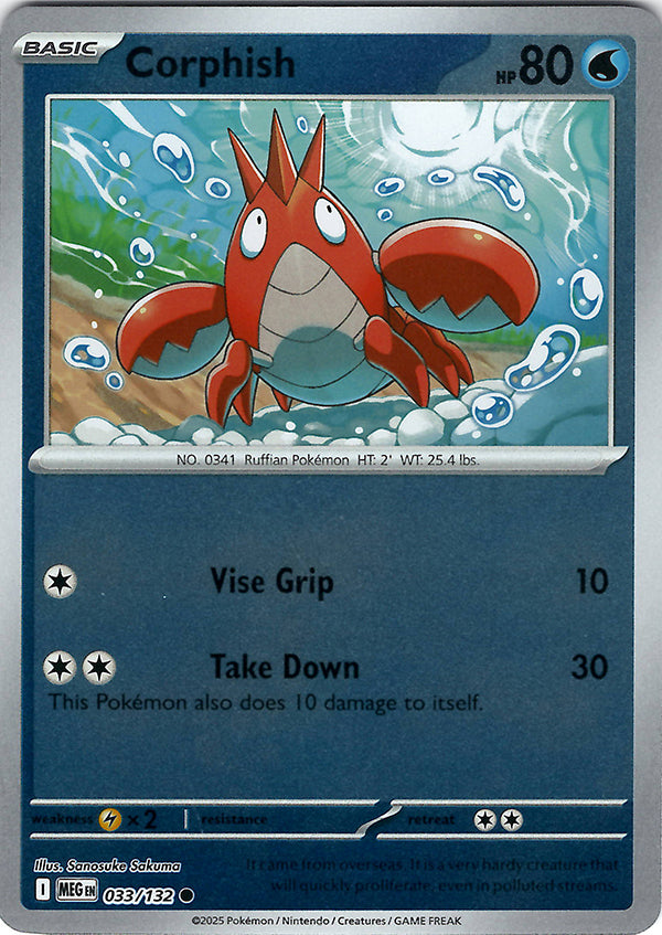 Corphish (Reverse Holo)