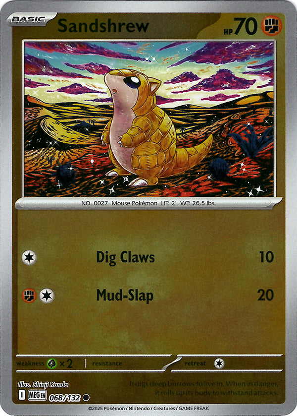 Sandshrew (Reverse Holo)