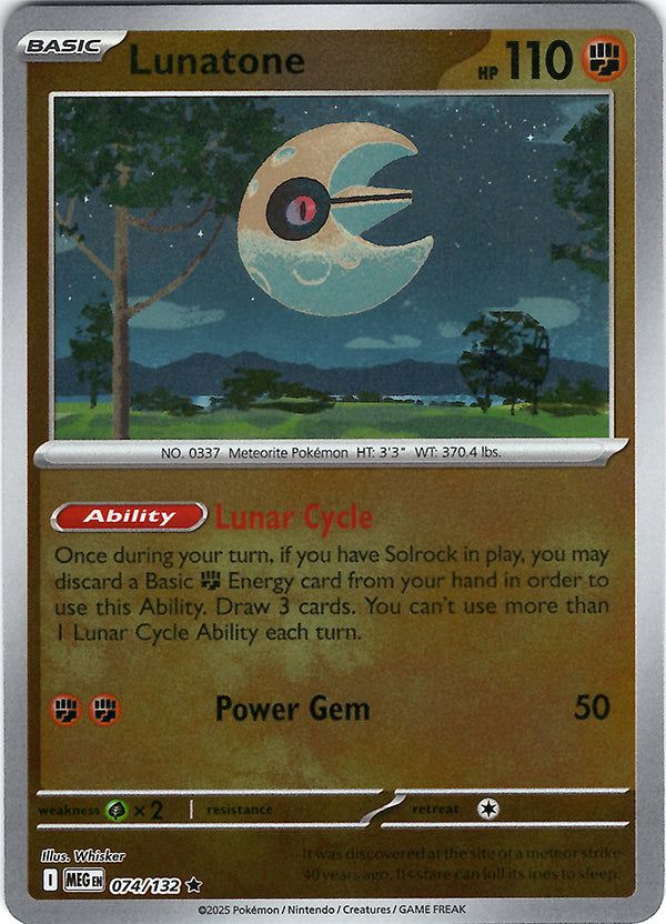 Lunatone (Reverse Holo)