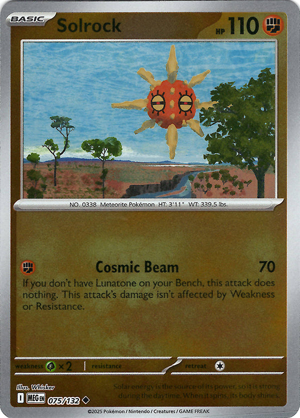 Solrock (Reverse Holo)