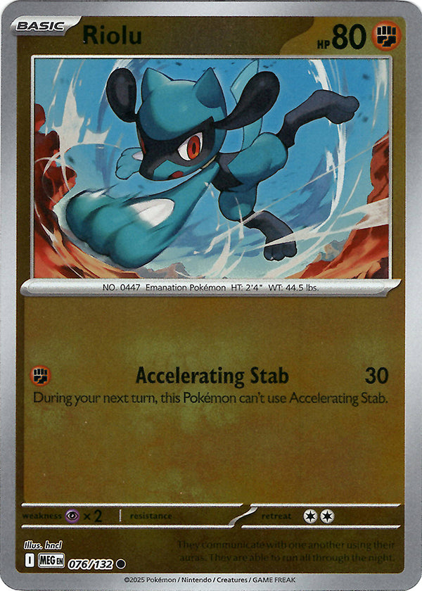 Riolu (Reverse Holo)