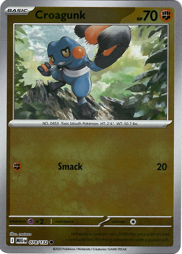 Croagunk (Reverse Holo)