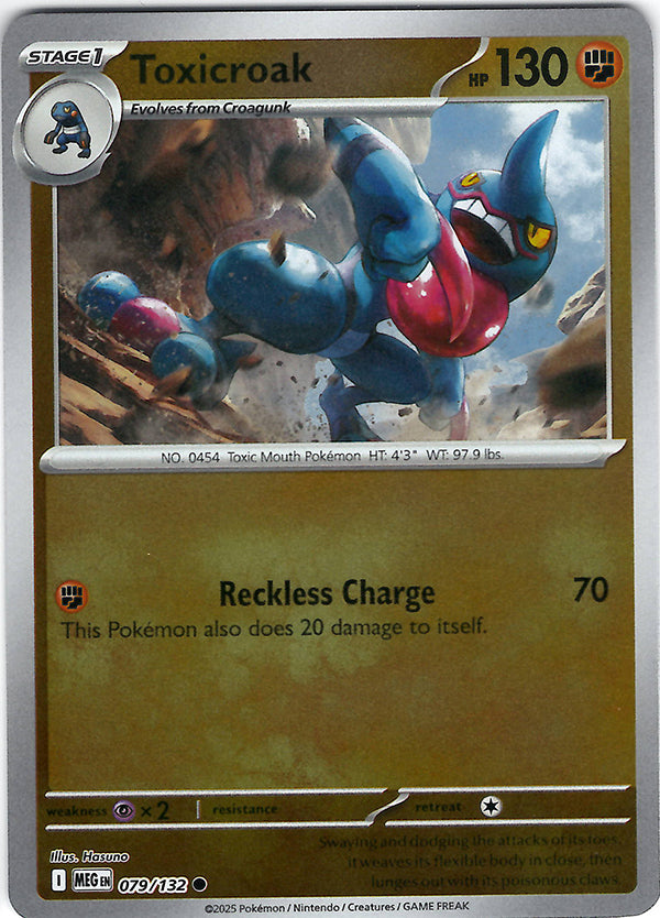 Toxicroak (Reverse Holo)