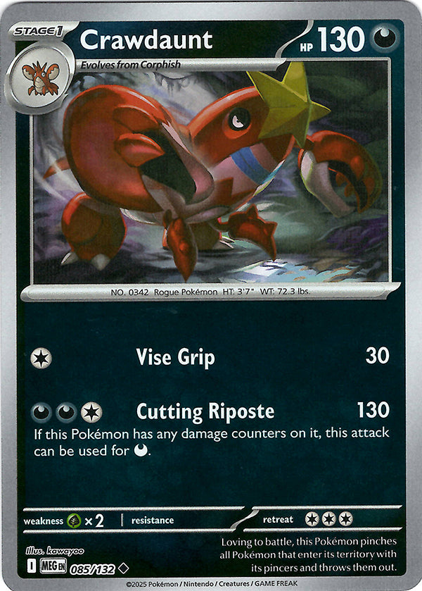Crawdaunt (Reverse Holo)