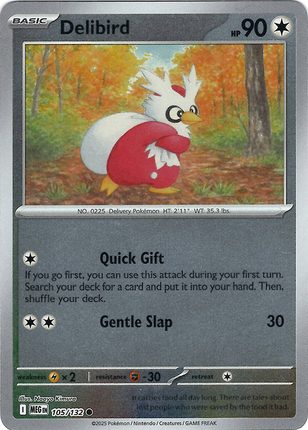 Delibird (Reverse Holo)