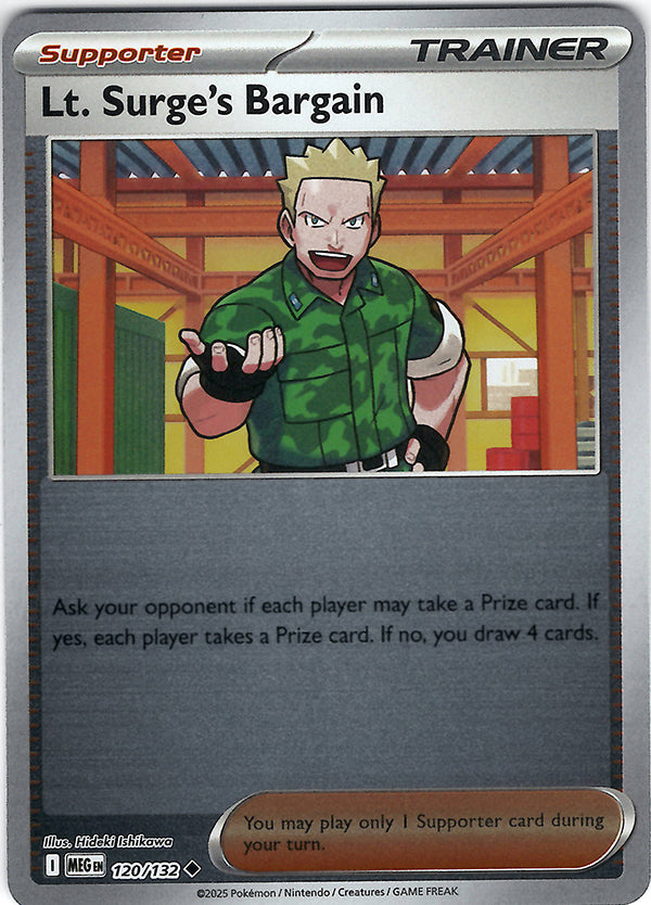 Lt. Surge's Bargain (Reverse Holo)