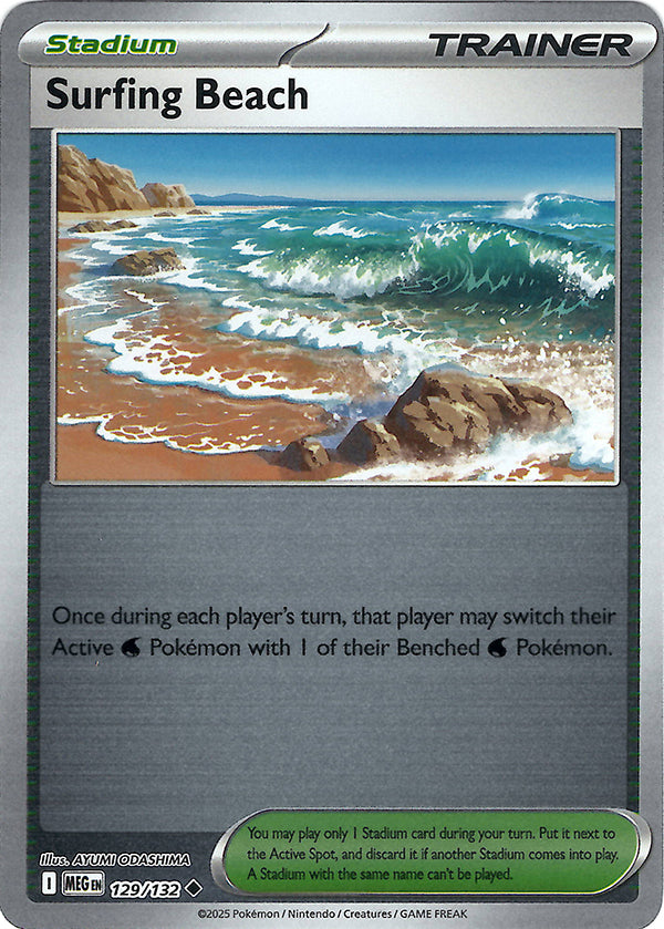 Surfing Beach (Reverse Holo)