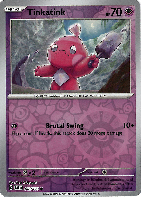 Tinkatink (102)  (Reverse Holo)