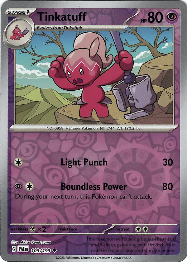 Tinkatuff (103)  (Reverse Holo)