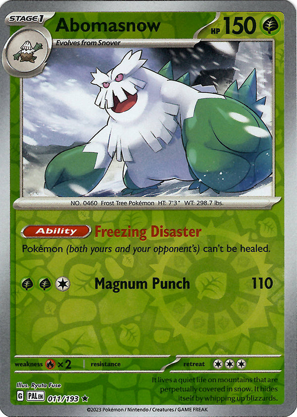 Abomasnow  (Reverse Holo)