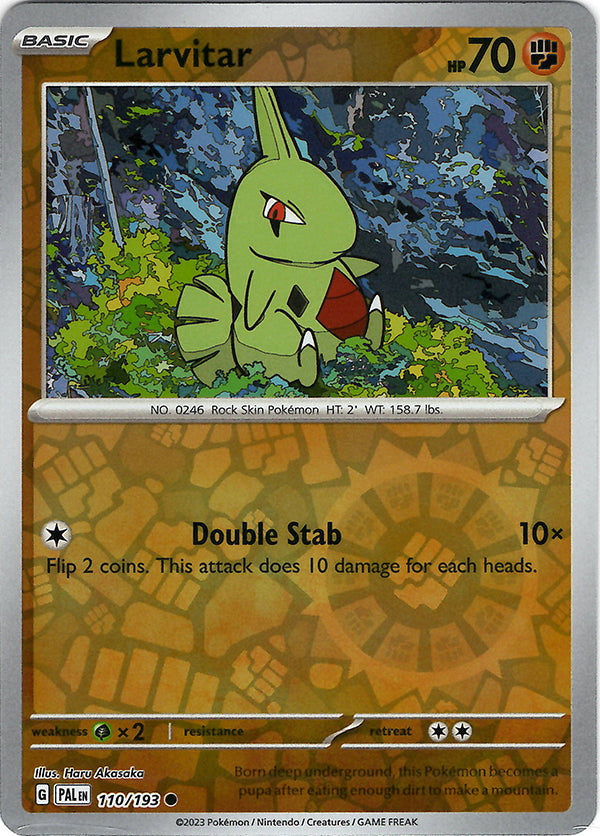 Larvitar  (Reverse Holo)