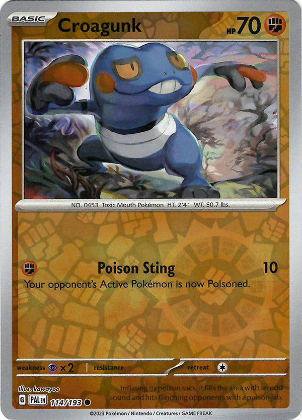 Croagunk  (Reverse Holo)
