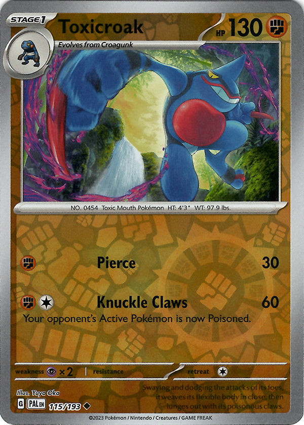 Toxicroak  (Reverse Holo)