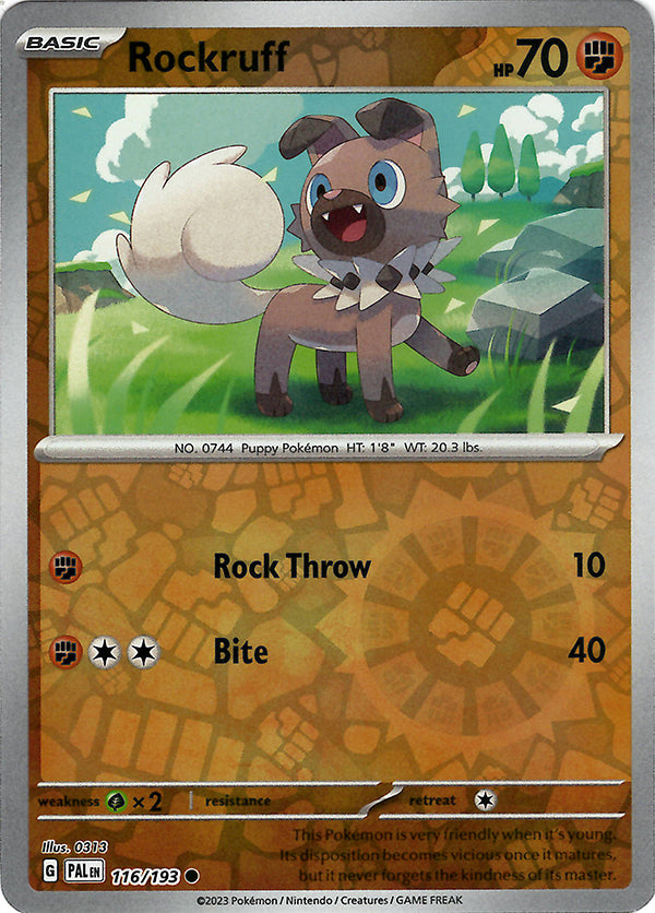 Rockruff  (Reverse Holo)