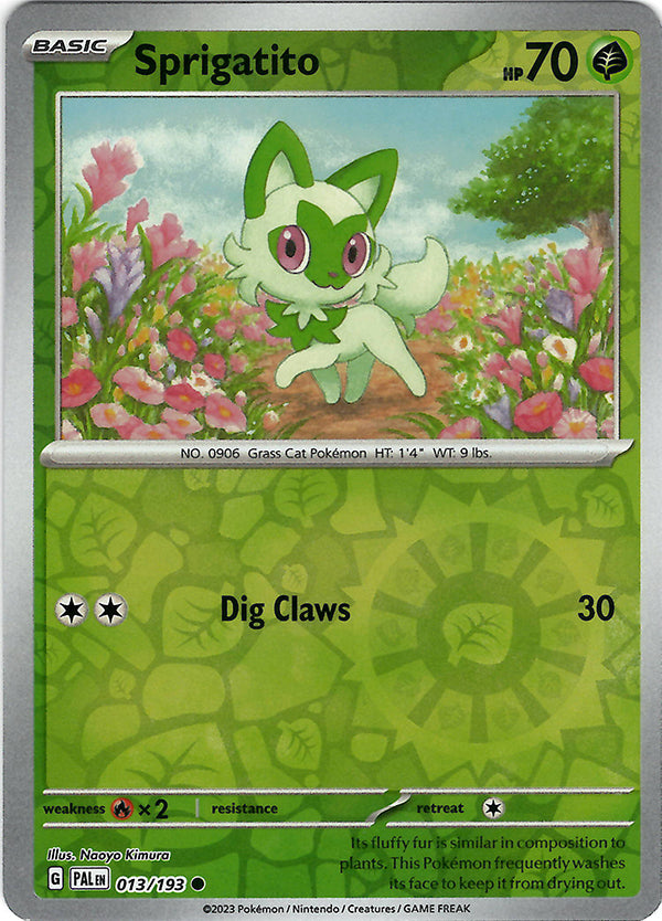 Sprigatito (13)  (Reverse Holo)