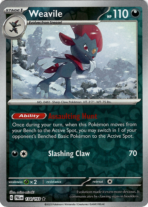 Weavile  (Reverse Holo)