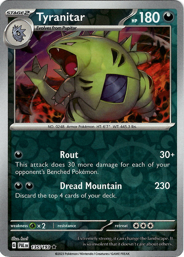 Tyranitar  (Reverse Holo)