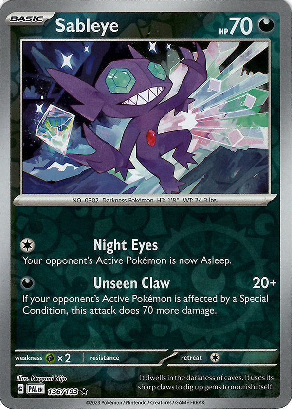 Sableye  (Reverse Holo)