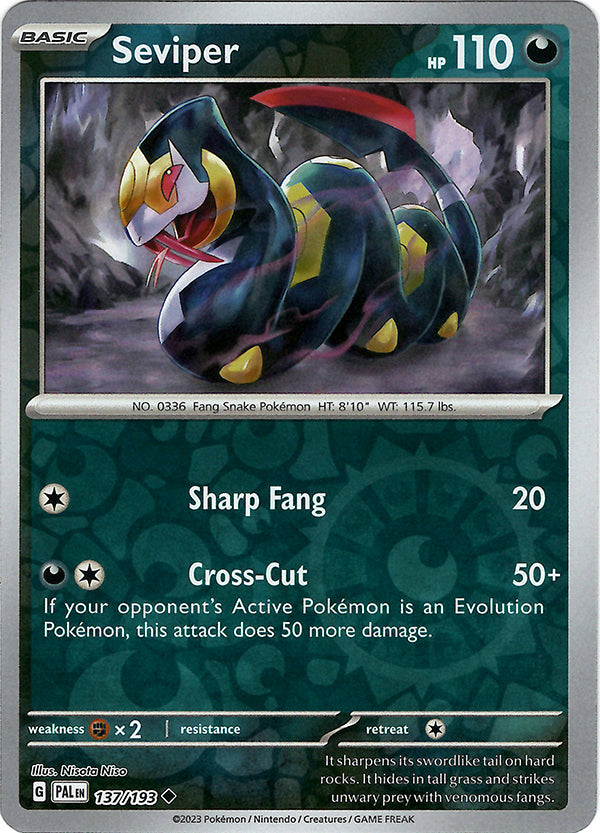 Seviper  (Reverse Holo)