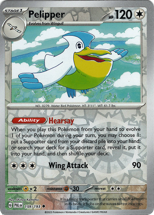 Pelipper  (Reverse Holo)