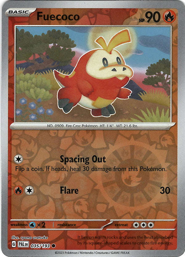 Fuecoco (35)  (Reverse Holo)