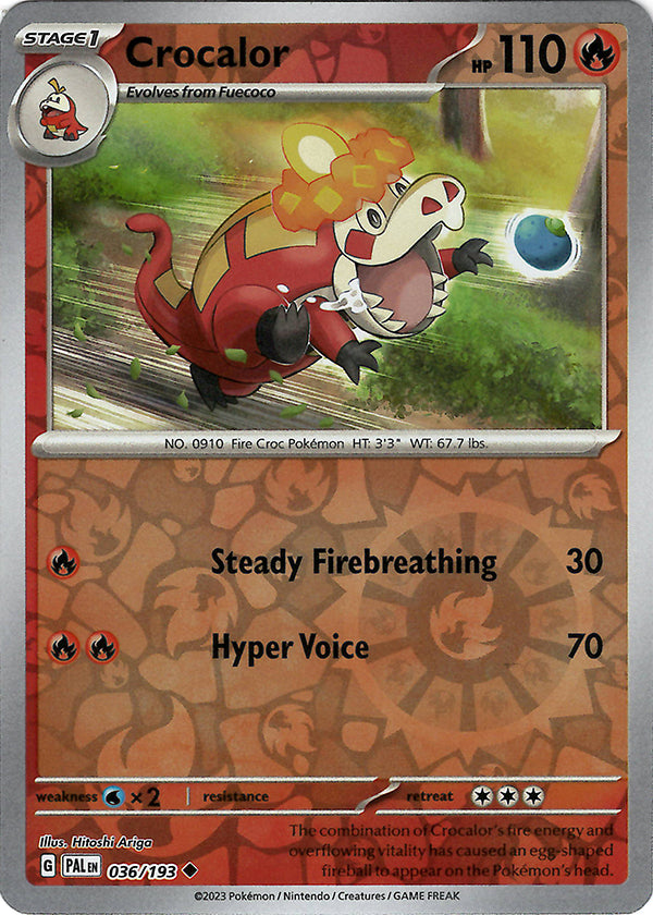 Crocalor  (Reverse Holo)