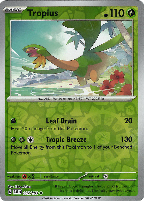 Tropius  (Reverse Holo)