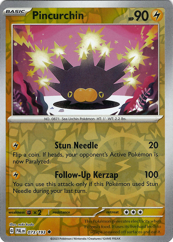 Pincurchin (73)  (Reverse Holo)