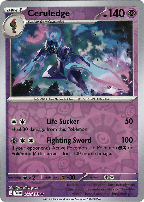 Ceruledge  (Reverse Holo)