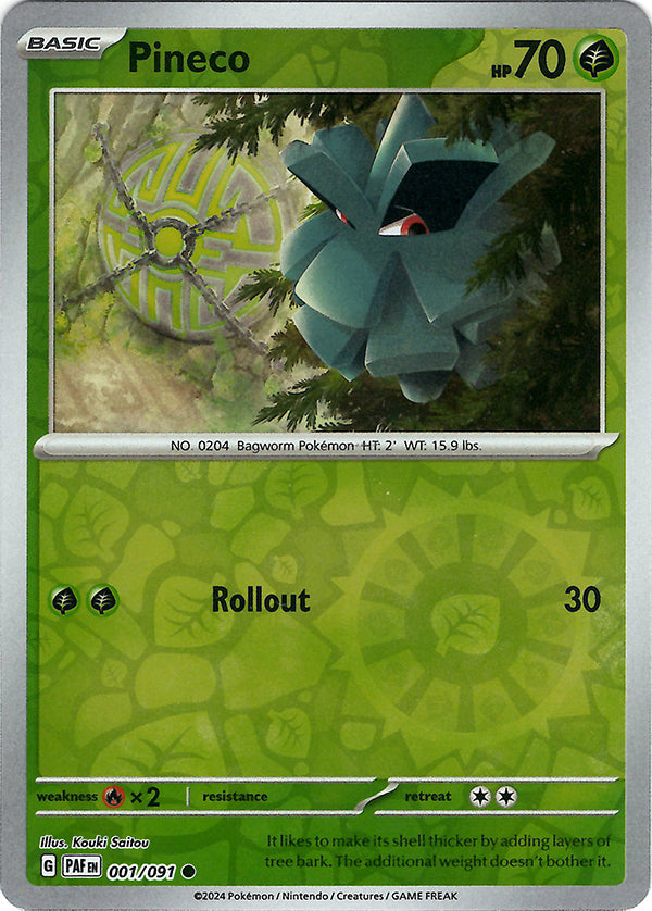 Pineco (Reverse Holo)
