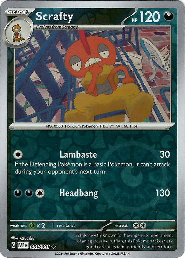 Scrafty (Reverse Holo)