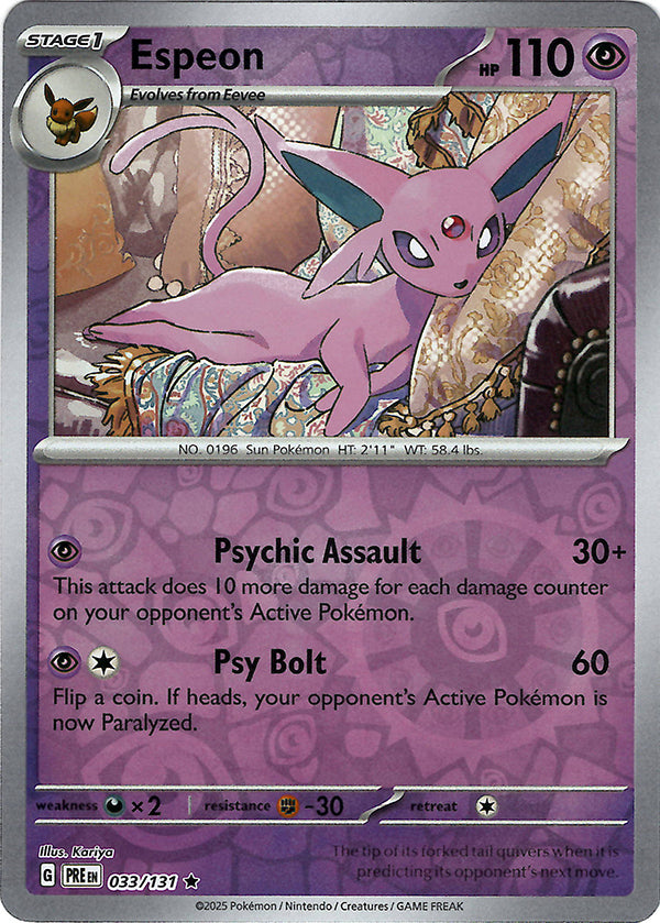 Espeon (Reverse Holo)