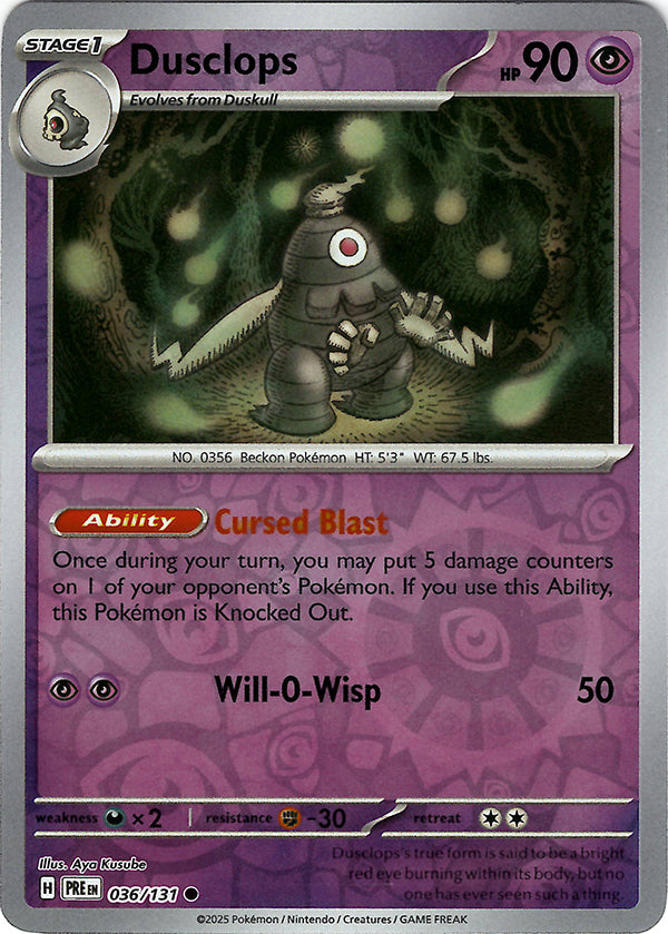 Dusclops (Reverse Holo)