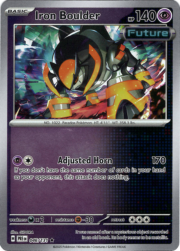 Iron Boulder (Reverse Holo)