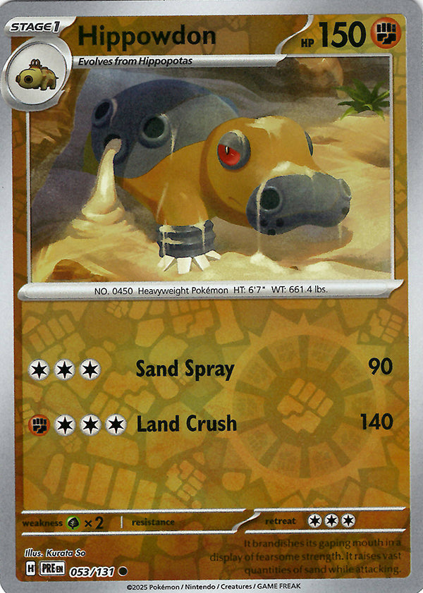 Hippowdon (Reverse Holo)