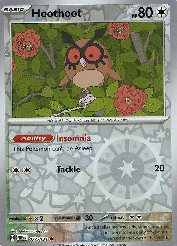 Hoothoot (Reverse Holo)