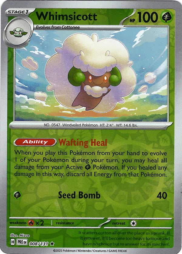 Whimsicott (Reverse Holo)