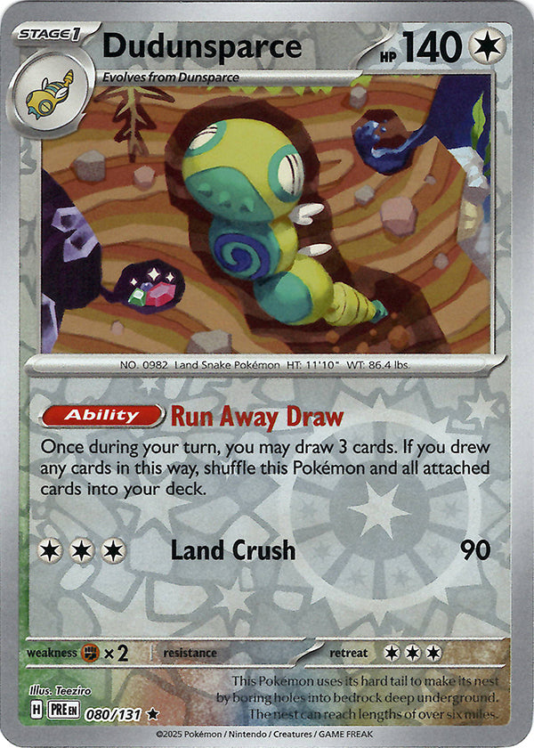 Dudunsparce (Reverse Holo)