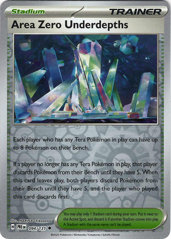 Area Zero Underdepths (Reverse Holo)