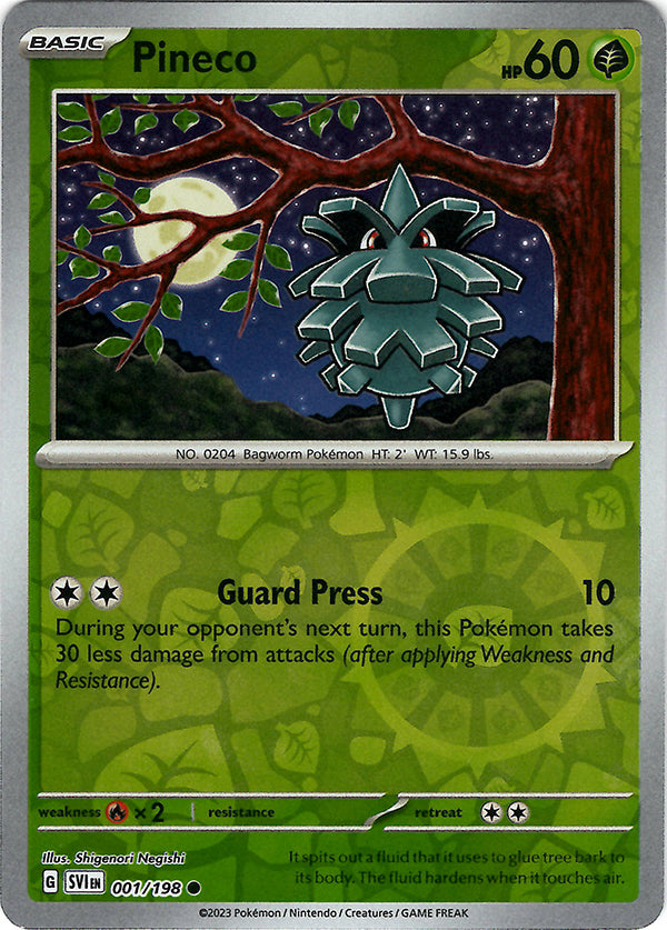 Pineco (Reverse Holo)