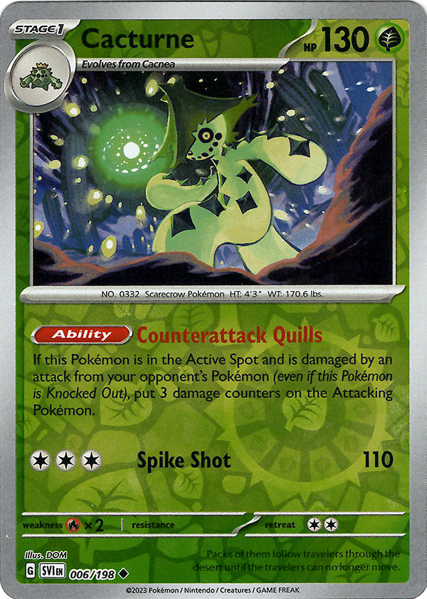 Cacturne (Reverse Holo)