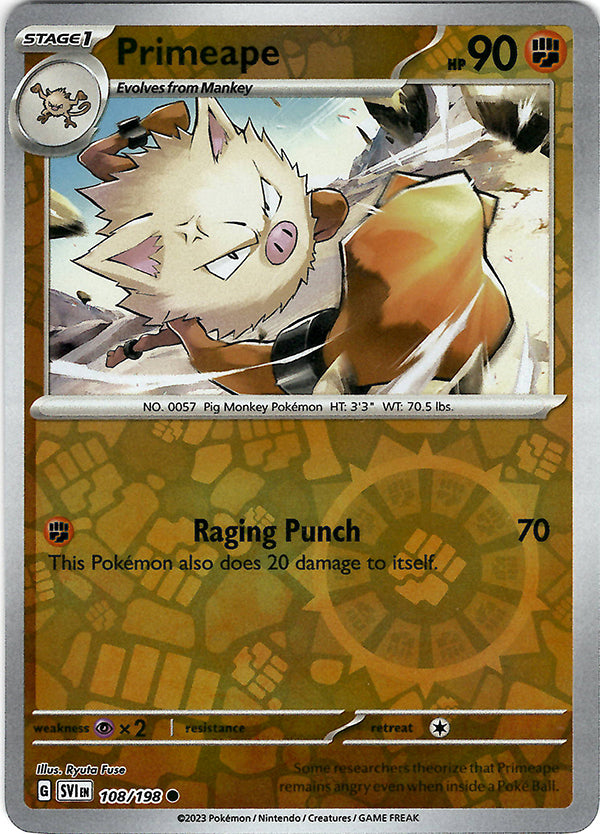 Primeape (Reverse Holo)