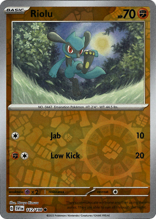Riolu (112) (Reverse Holo)
