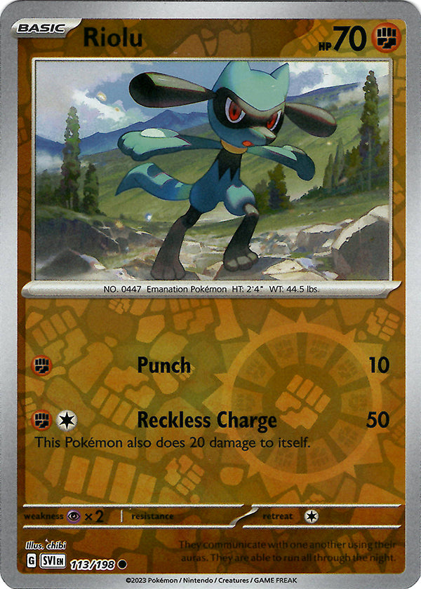 Riolu (113) (Reverse Holo)