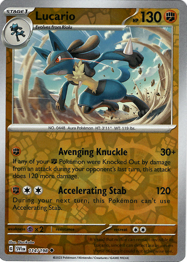 Lucario (Reverse Holo)