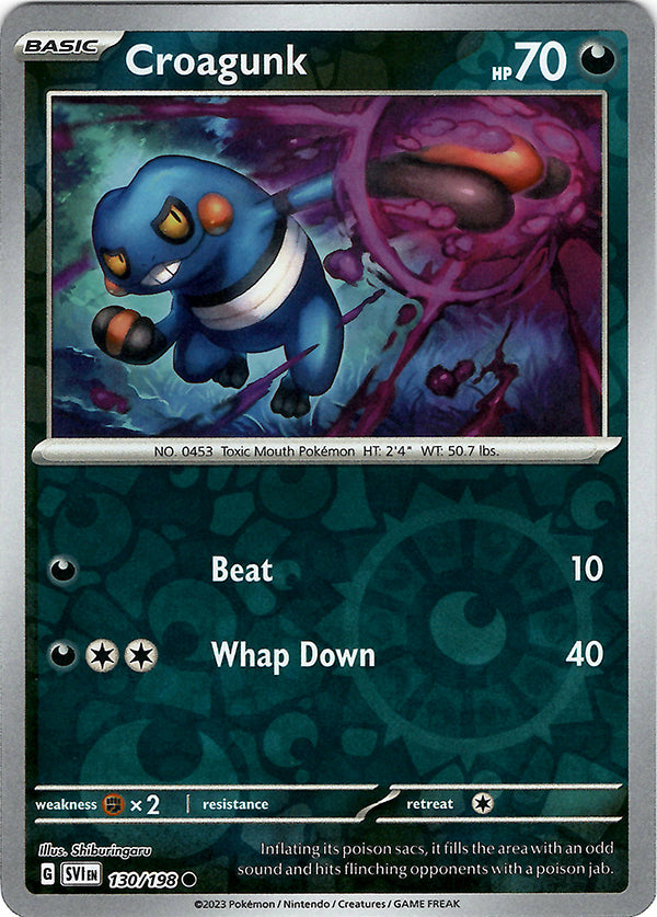 Croagunk (Reverse Holo)