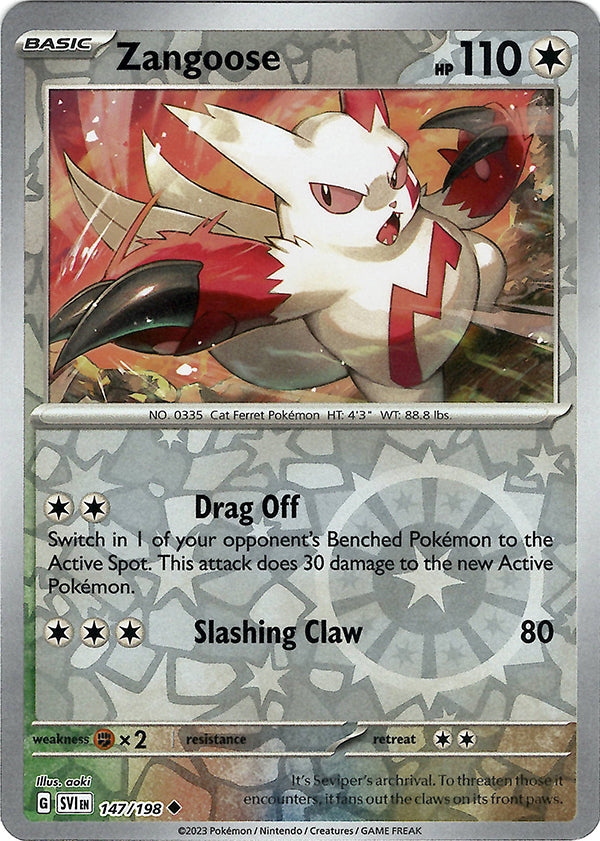 Zangoose (147) (Reverse Holo)