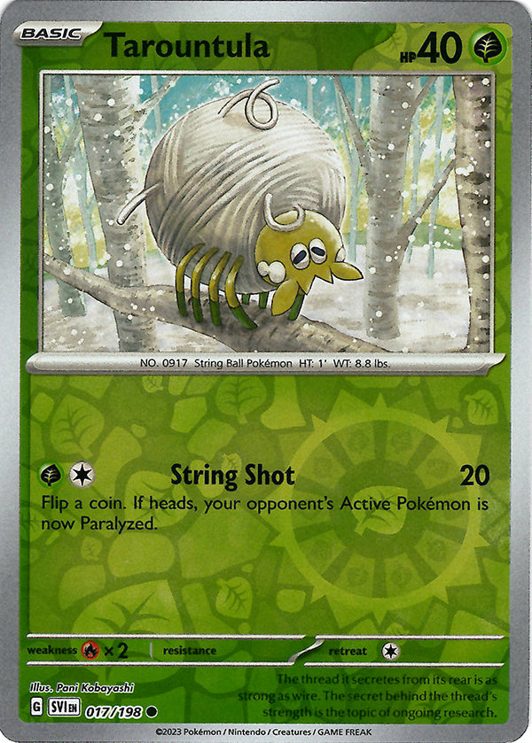 Tarountula (17) (Reverse Holo)