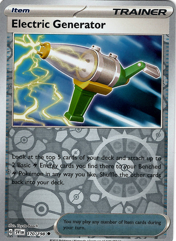 Electric Generator (Reverse Holo)